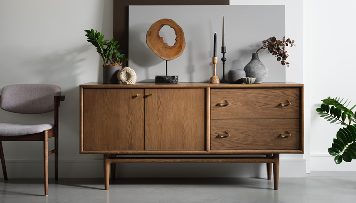 G Plan Marlow Wide Sideboard Roomset